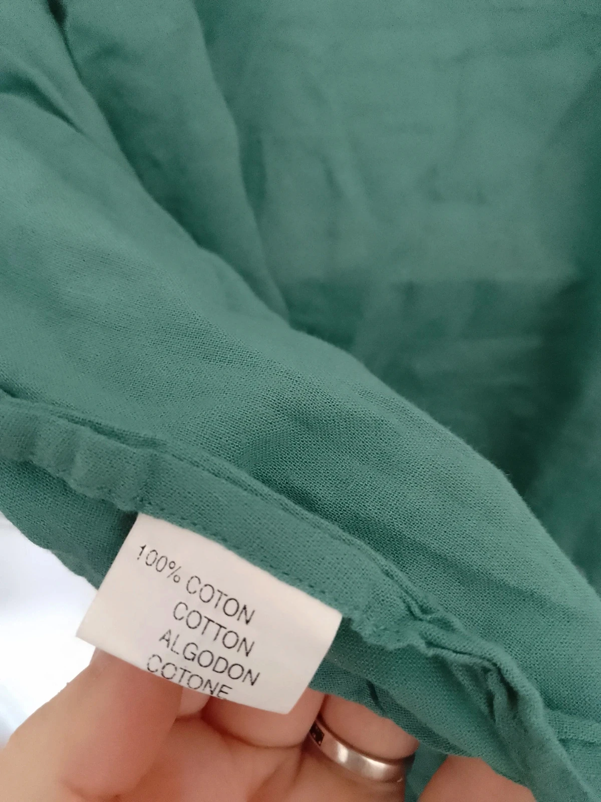 Tunique bleue turquoise en coton – photo 7